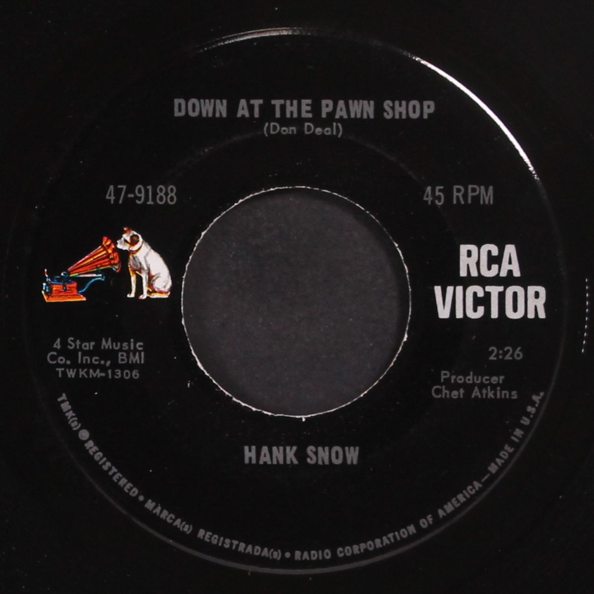 down at the pawn shop / listen by HANK SNOW