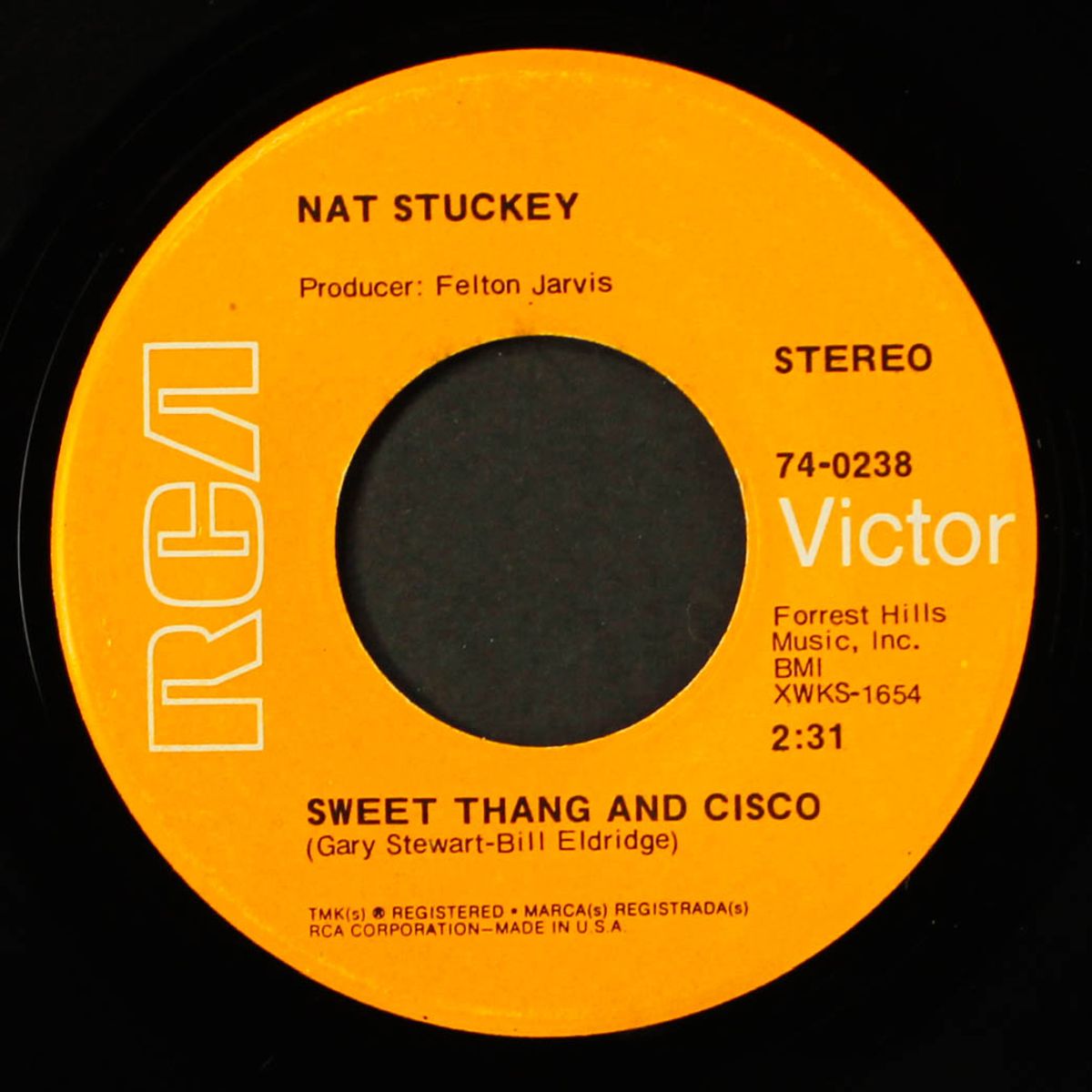 sweet thang and cisco / son of a bum by NAT STUCKEY