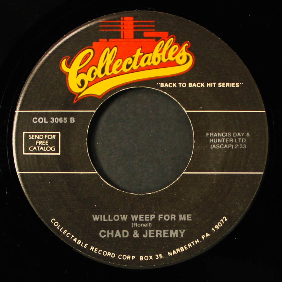 a summer song / willow weep for me by CHAD & JEREMY