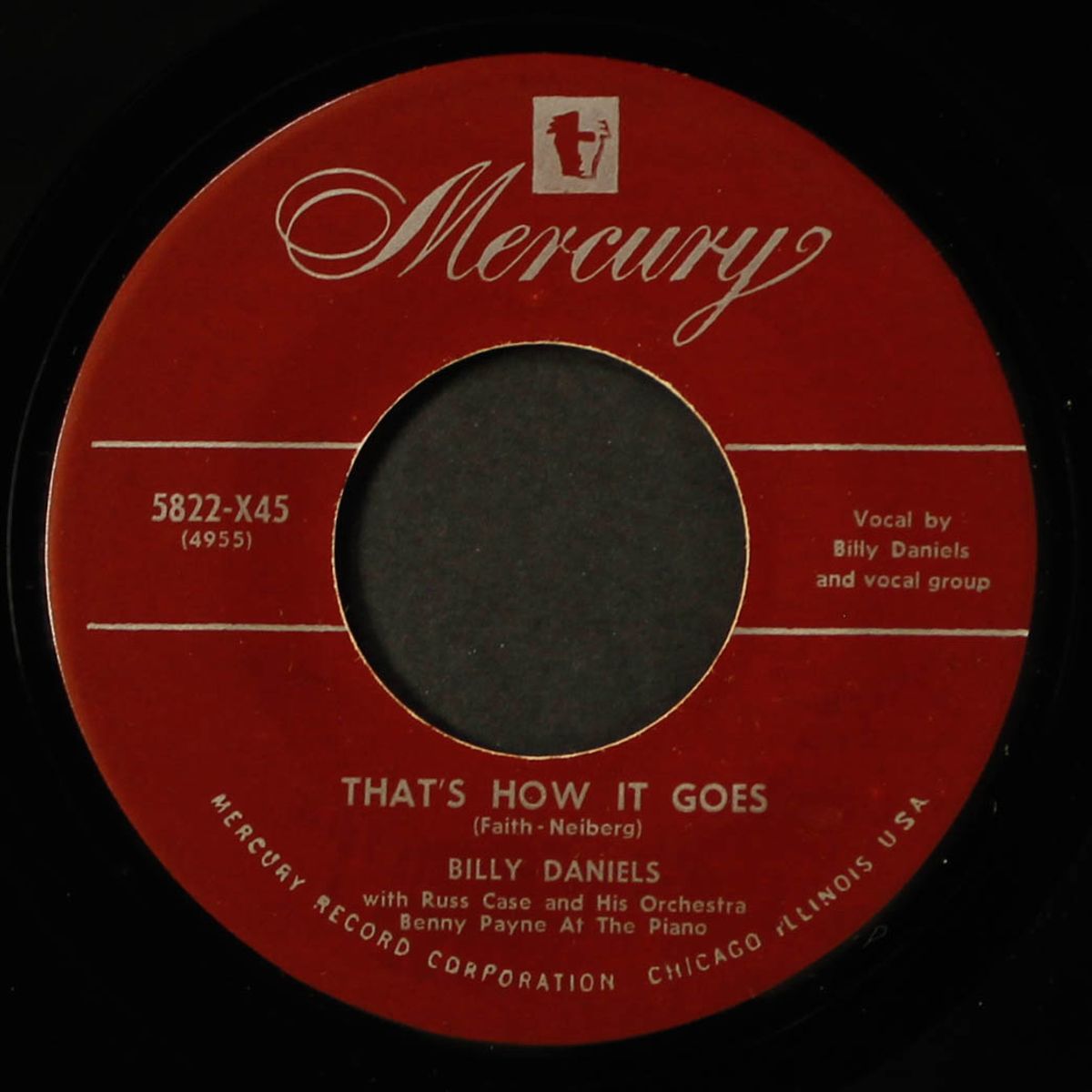 that's how it goes / my thrill is loving you by BILLY DANIELS