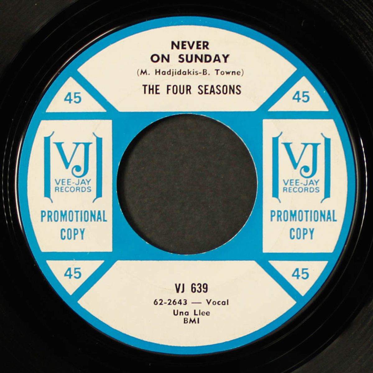 never on sunday / connie o' by FOUR SEASONS