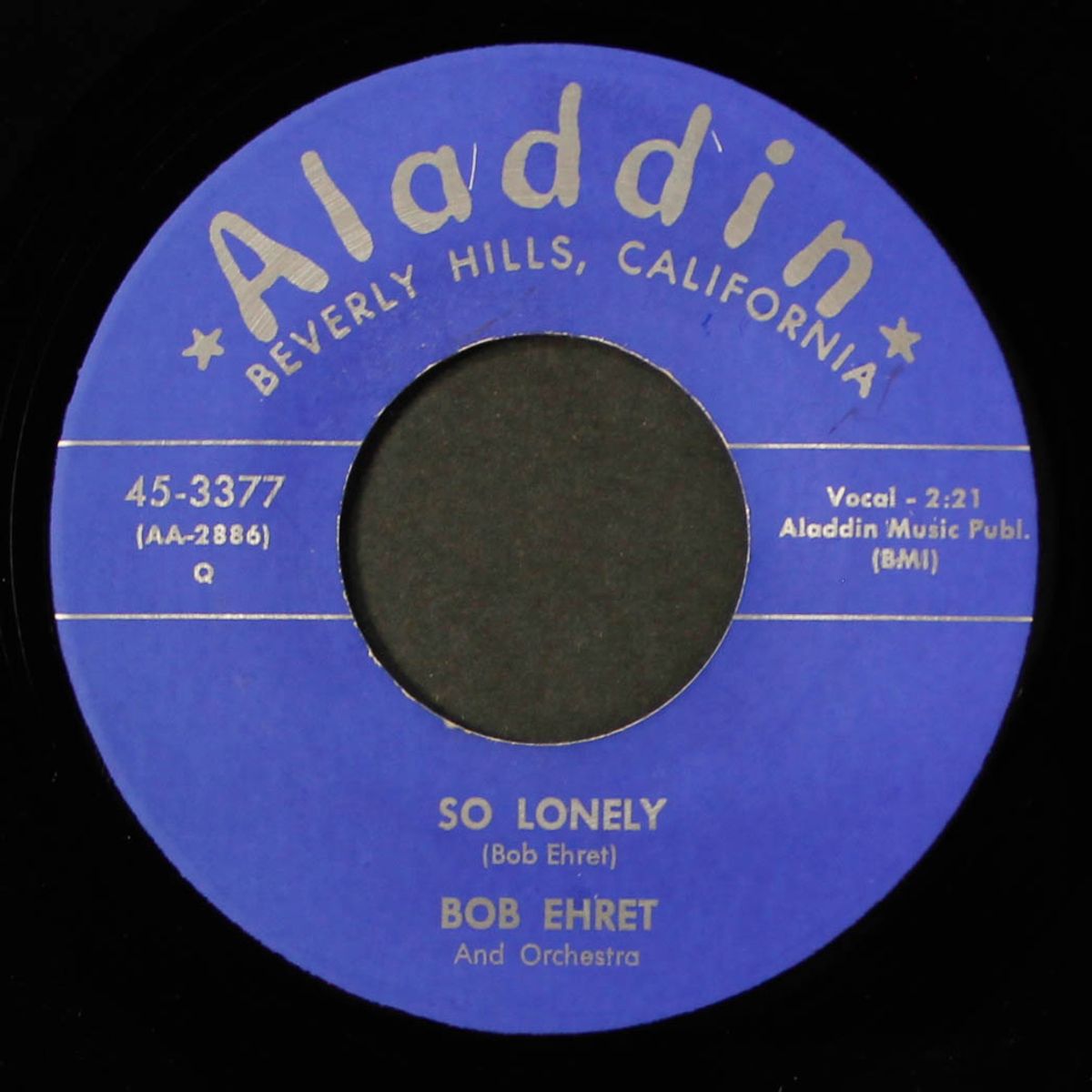 stop the clock / so lonely by BOB EHRET