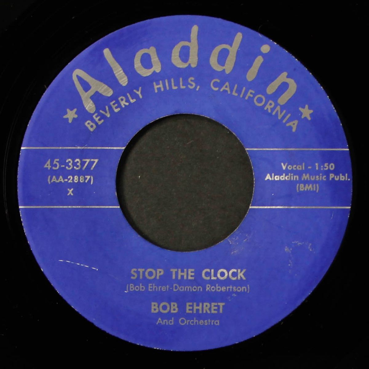 stop the clock / so lonely by BOB EHRET