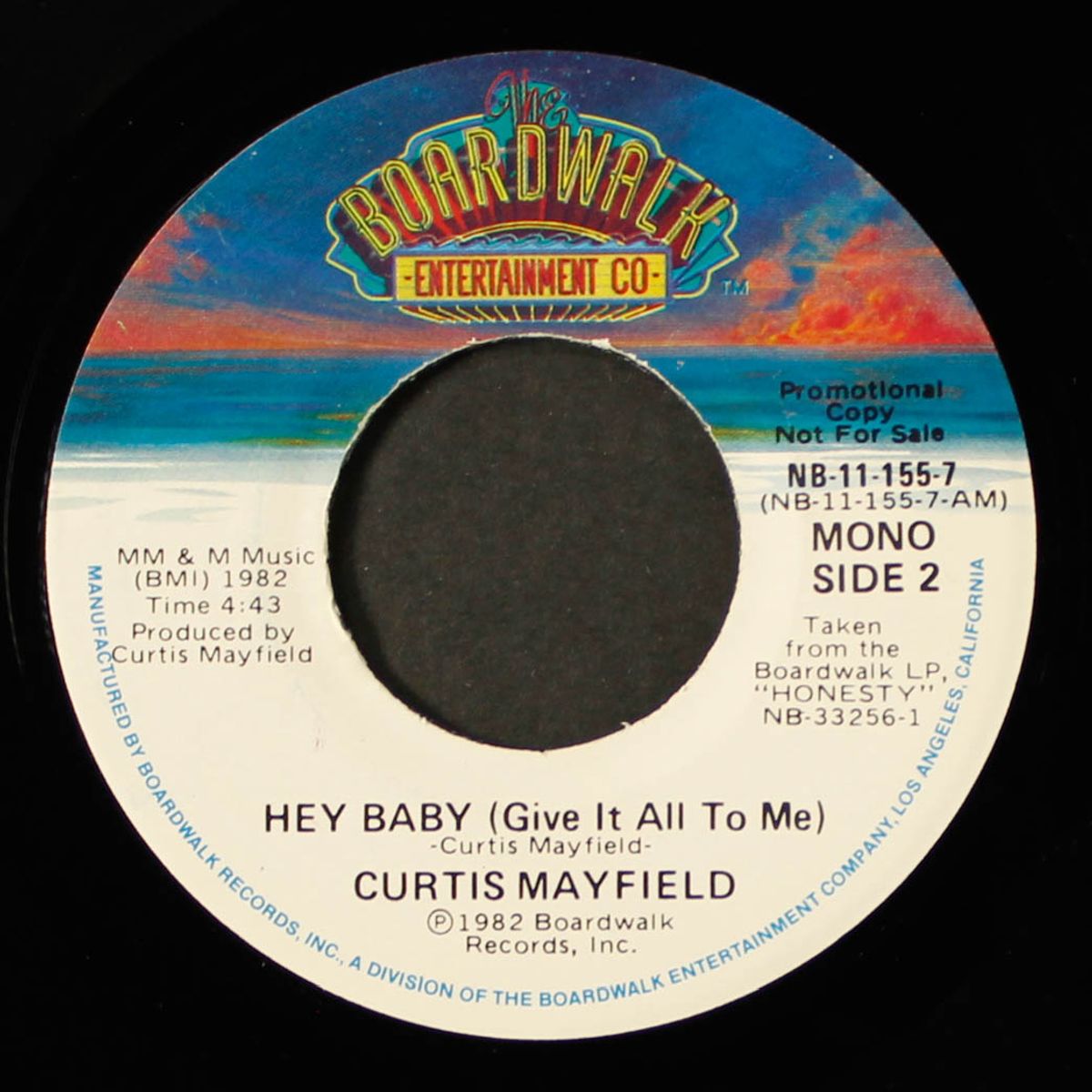 hey baby (give it all to me) / mono by CURTIS MAYFIELD