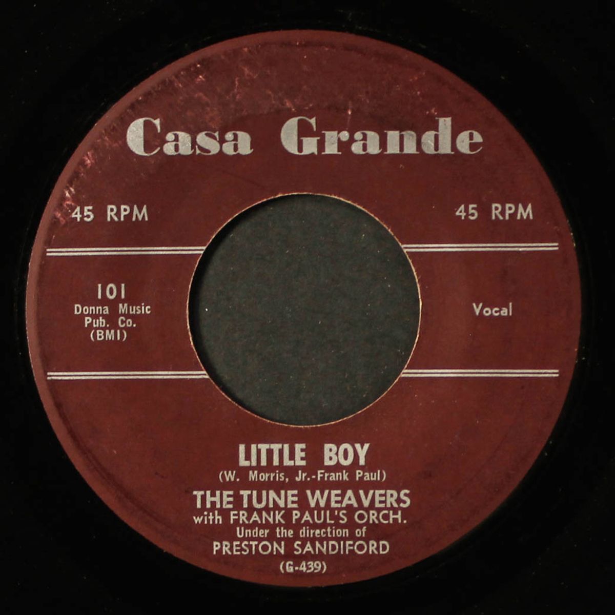 little boy / look down that lonesome road by TUNE WEAVERS