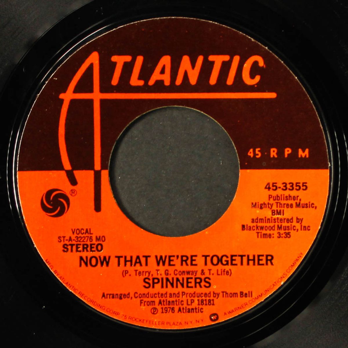 the rubberband man / now that we're together by SPINNERS