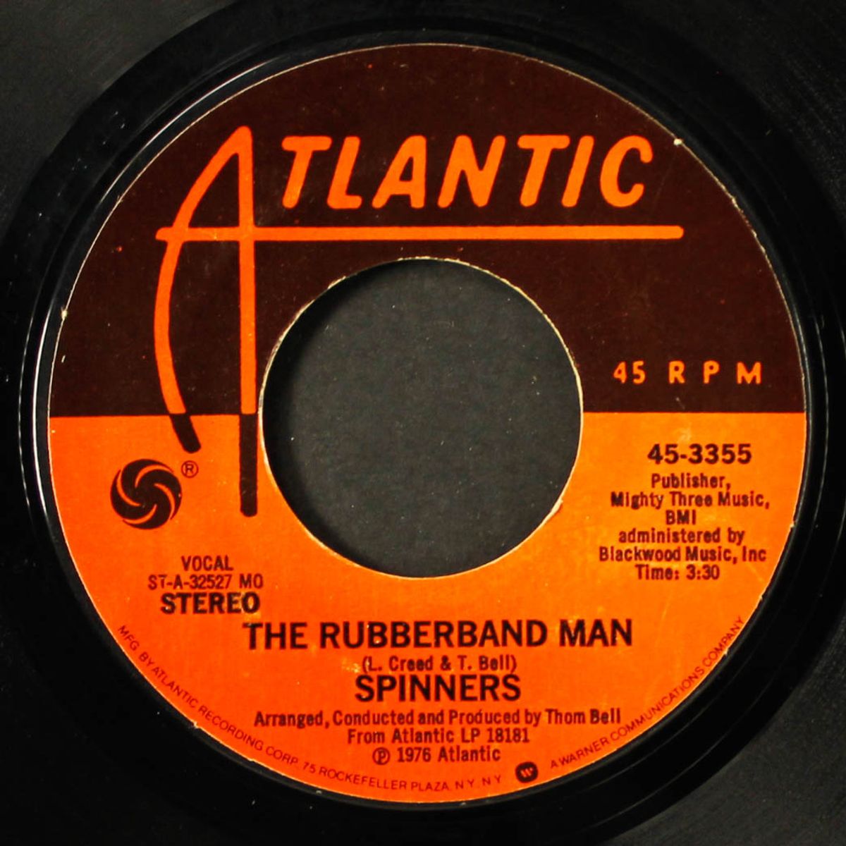 the rubberband man / now that we're together by SPINNERS