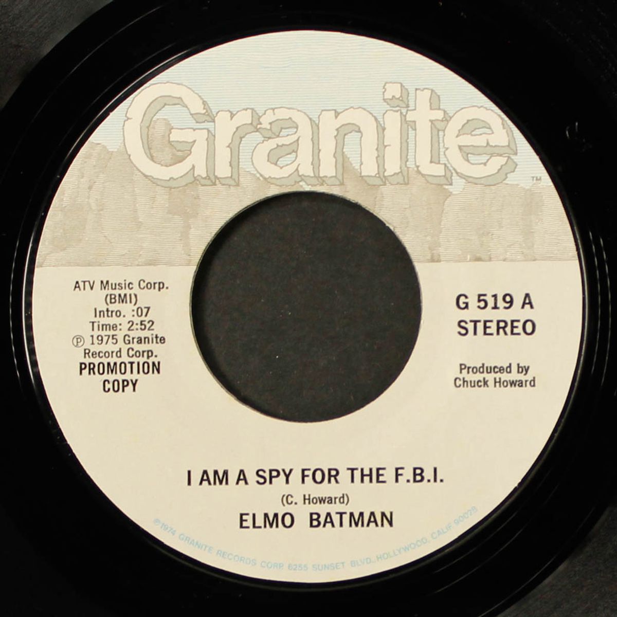i am a spy for the f.b.i. / the batman by ELMO BATMAN