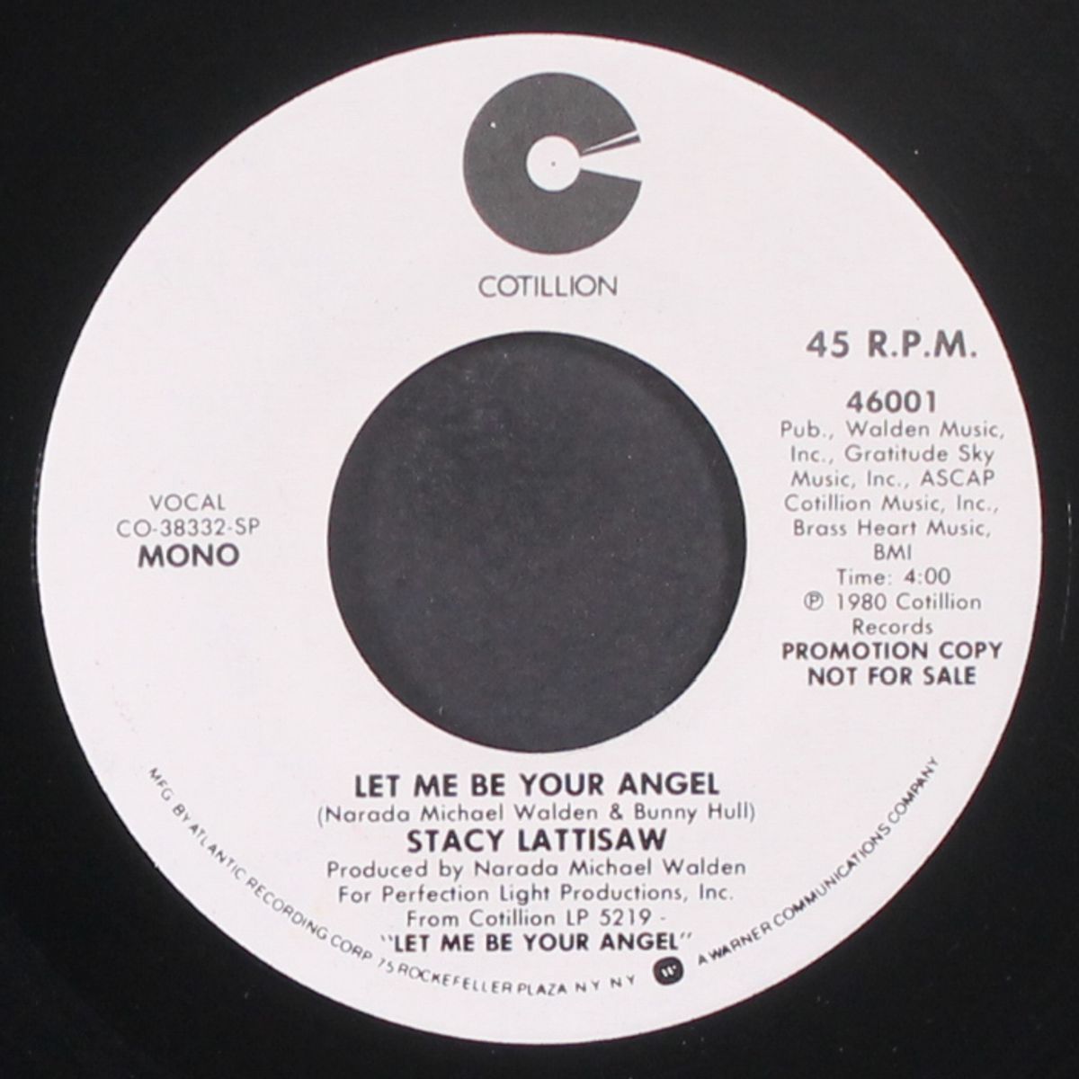 let me be your angel / mono by STACY LATTISAW
