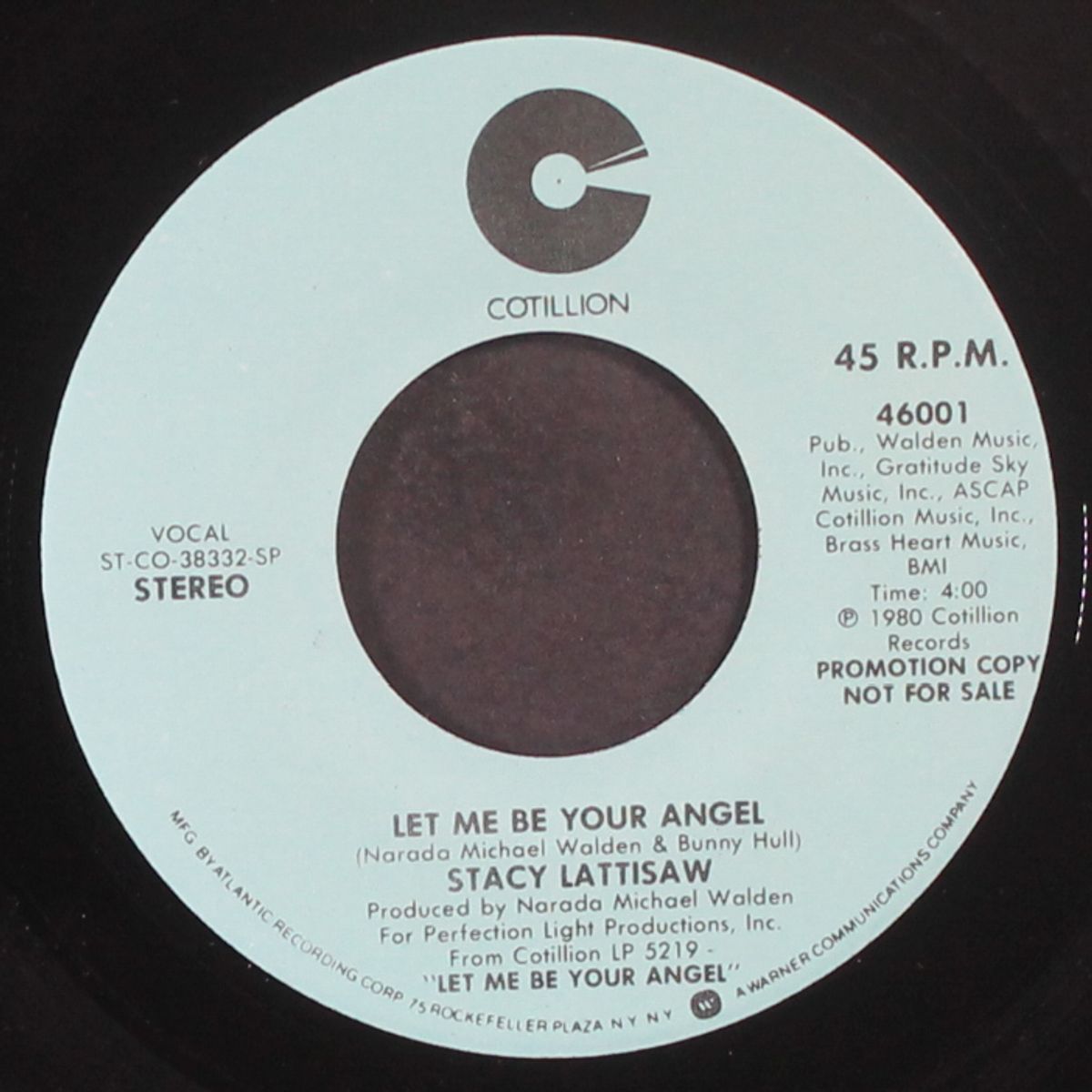 let me be your angel / mono by STACY LATTISAW