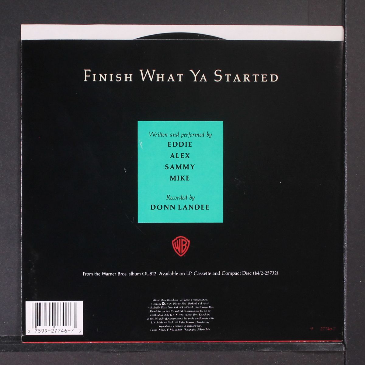 finish what ya started / same by VAN HALEN
