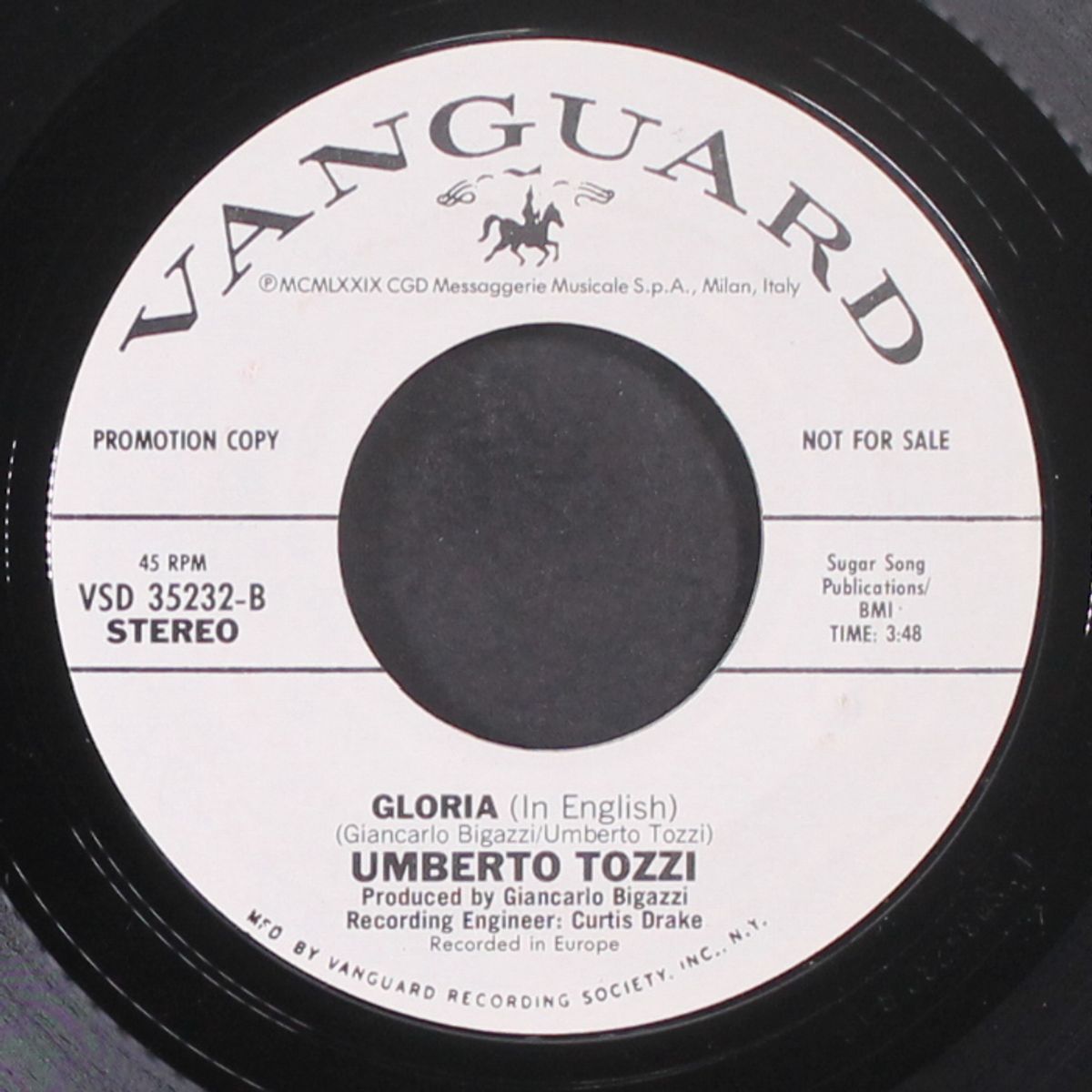 gloria / (in italian) by UMBERTO TOZZI