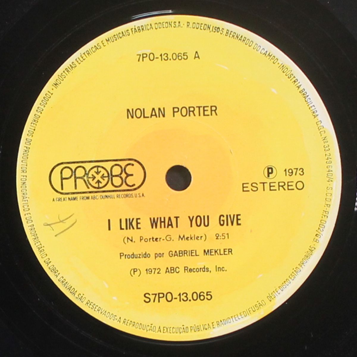 i like what you give me by NOLAN PORTER