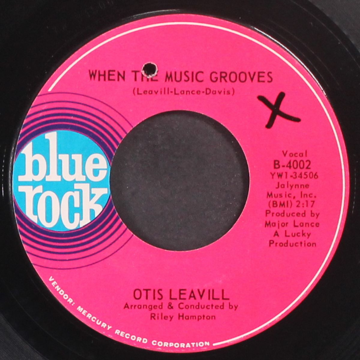 when the music grooves / let her love me by OTIS LEAVILL