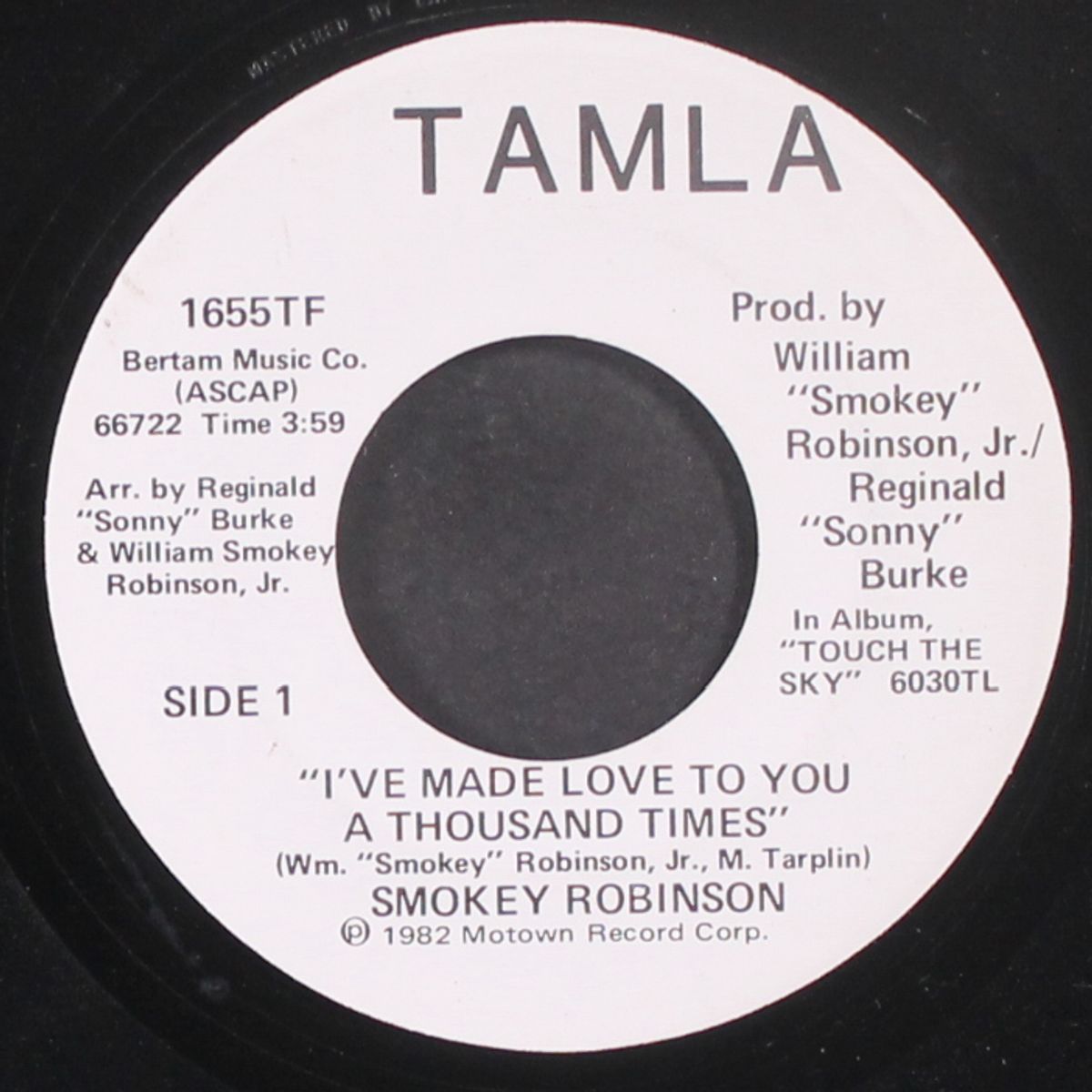 i've made love to you a thousand times by SMOKEY ROBINSON