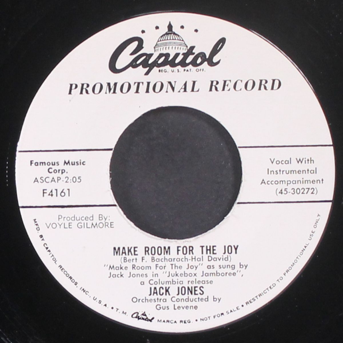 make room for the joy / when i love i'll love forever by JACK JONES