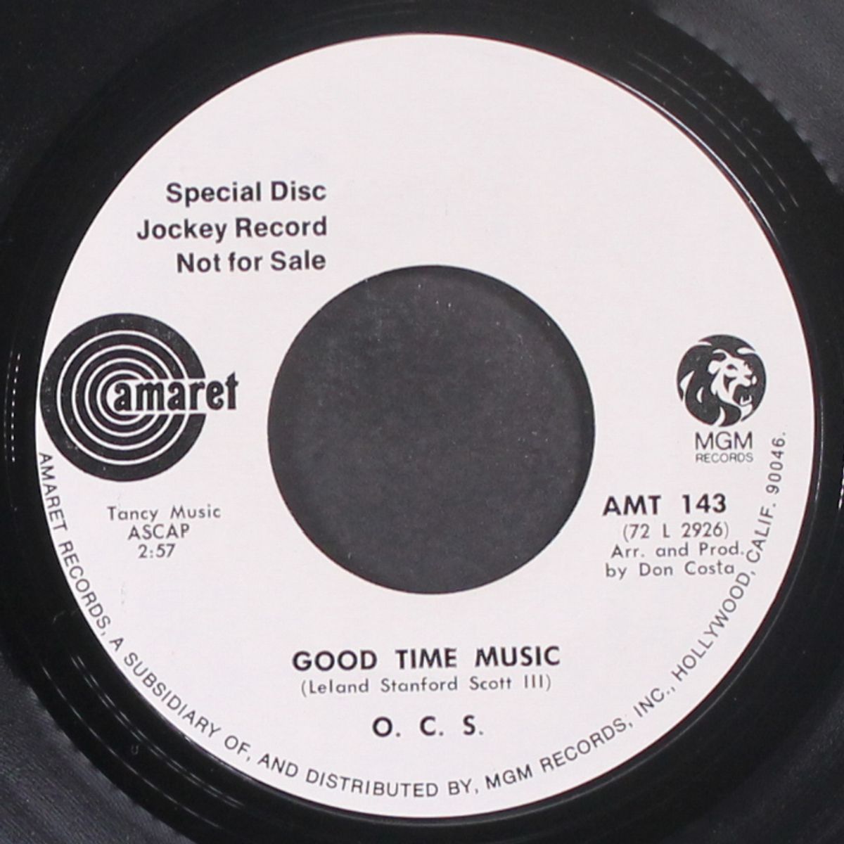 good time music by O.C.S.