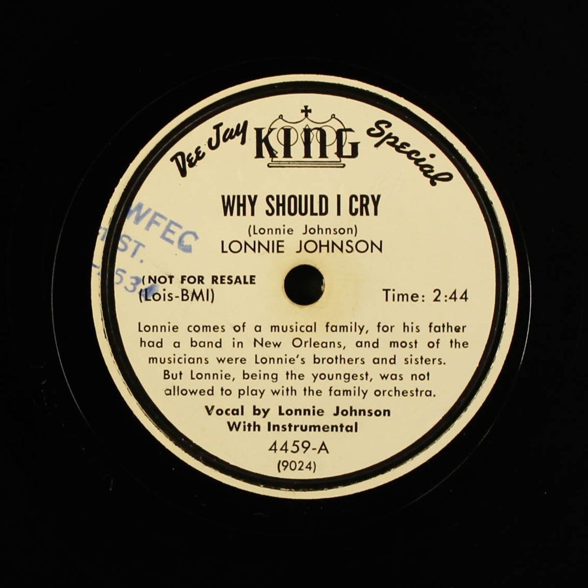 take me, i'm yours / why should i cry by LONNIE JOHNSON