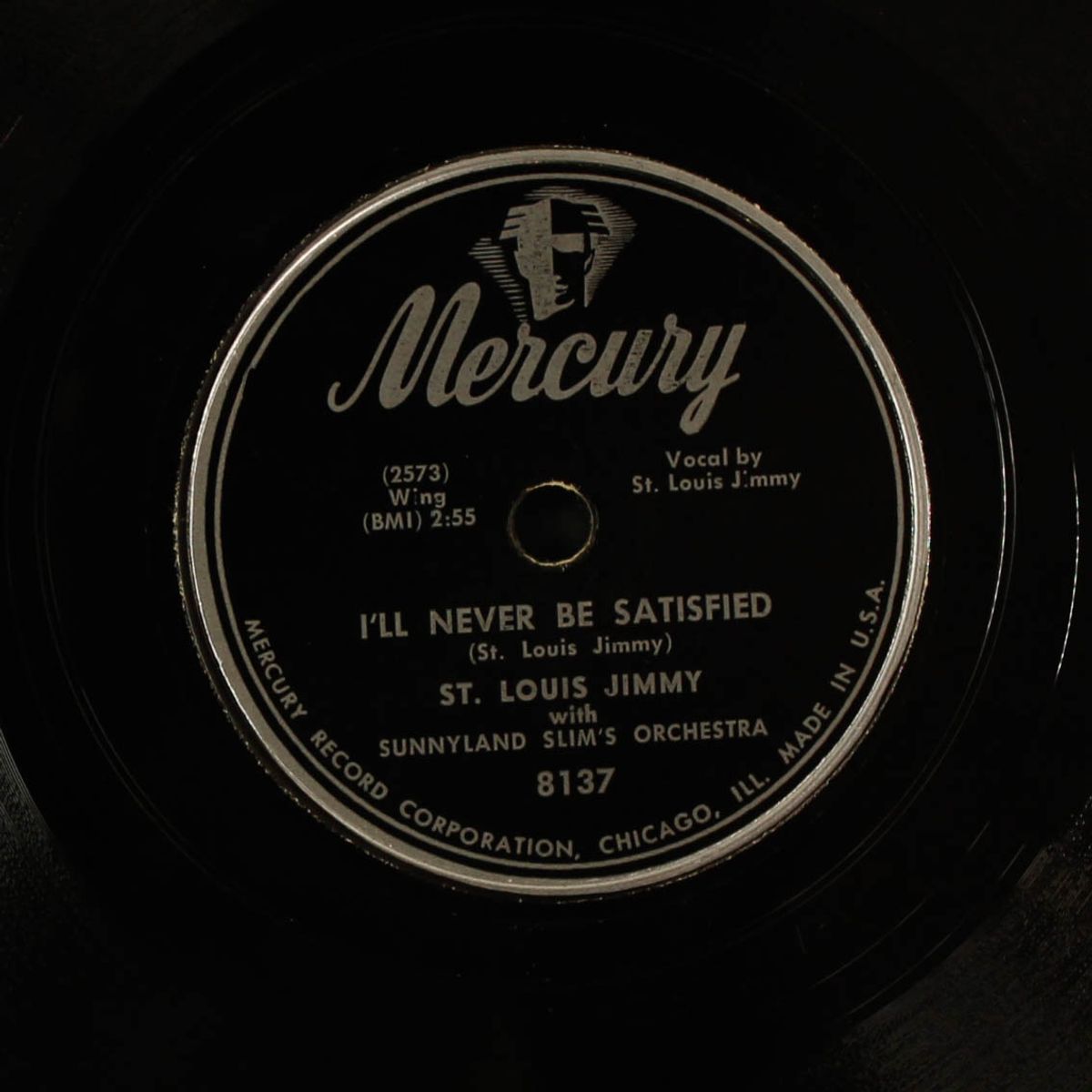 shame on you, baby / i'll never be satisfied by ST. LOUIS JIMMY
