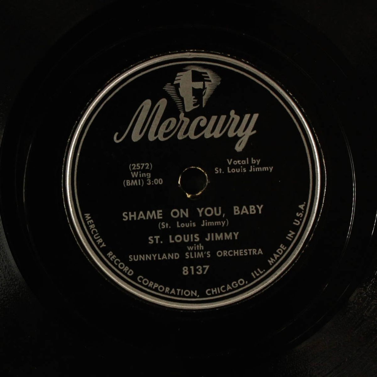 shame on you, baby / i'll never be satisfied by ST. LOUIS JIMMY