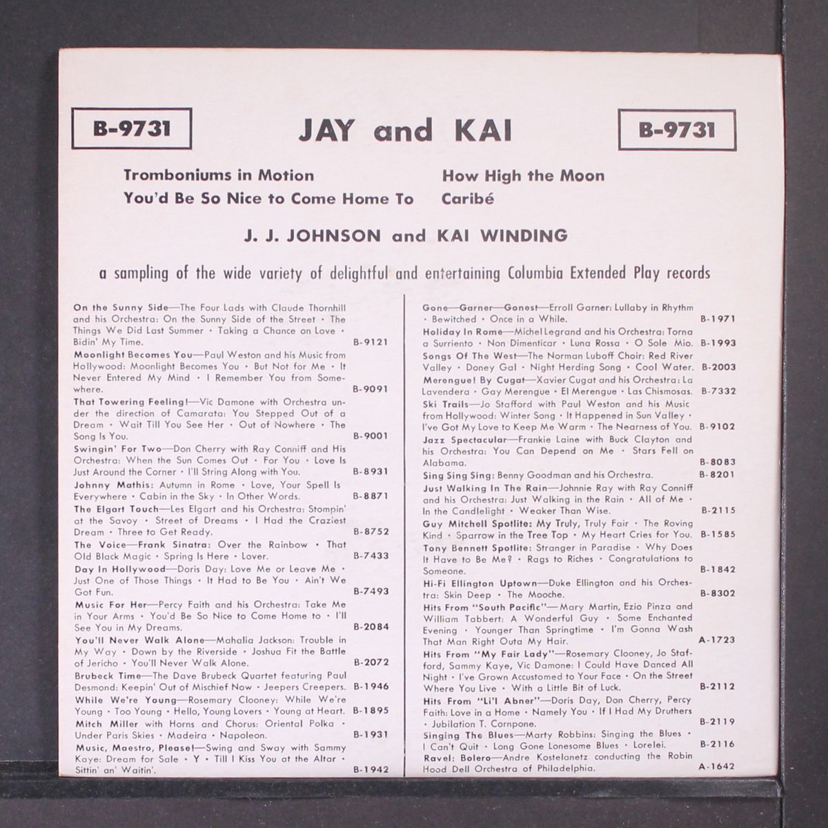 jay and kai by J.J. JOHNSON & KAI WINDING