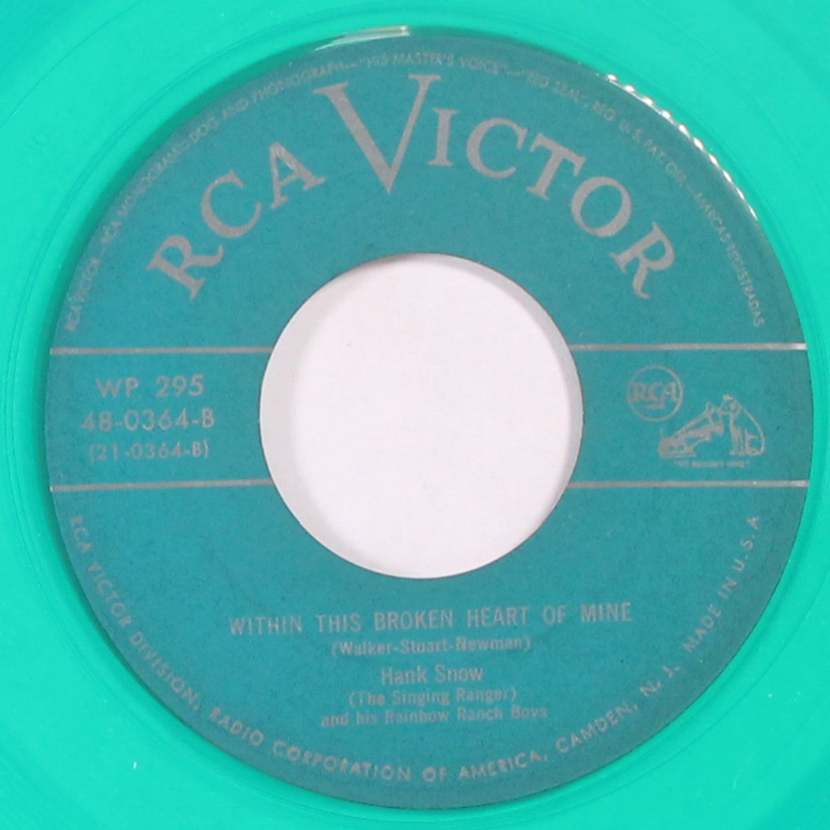 within this broken heart of mine by HANK SNOW
