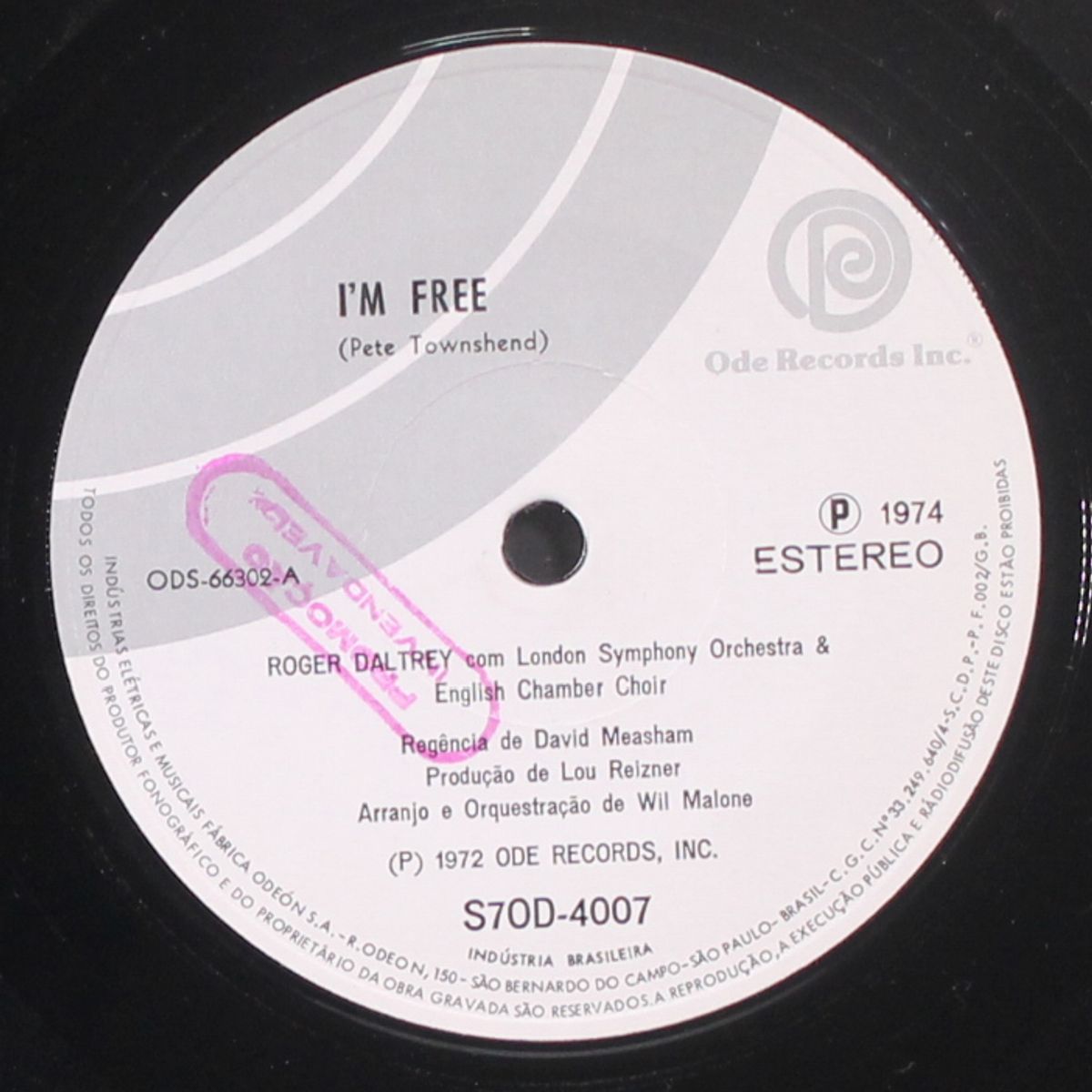 i'm free by ROGER DALTREY