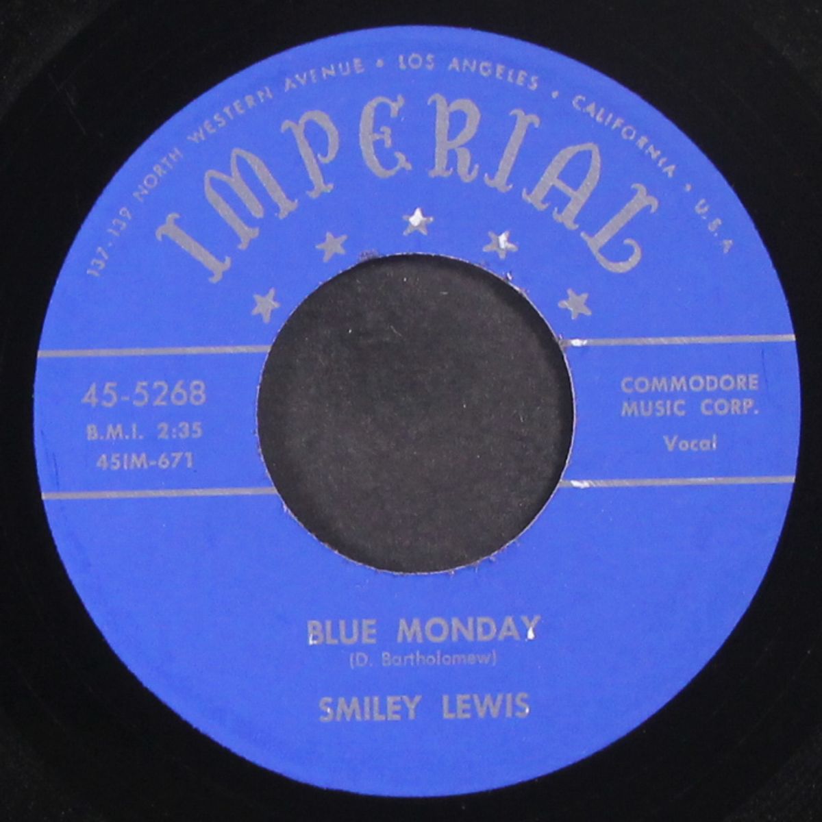 down the road / blue monday by SMILEY LEWIS
