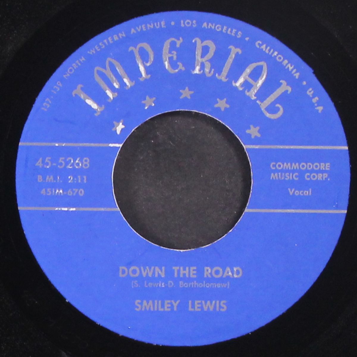 down the road / blue monday by SMILEY LEWIS