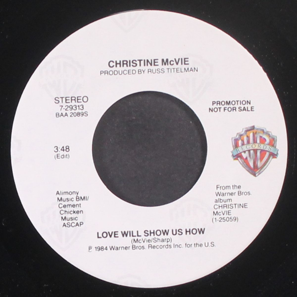 love will show us how / same by CHRISTINE MCVIE