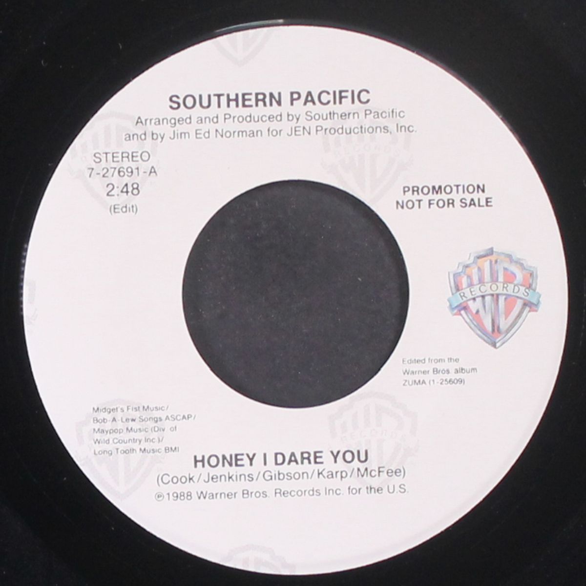 honey i dare you / same by SOUTHERN PACIFIC