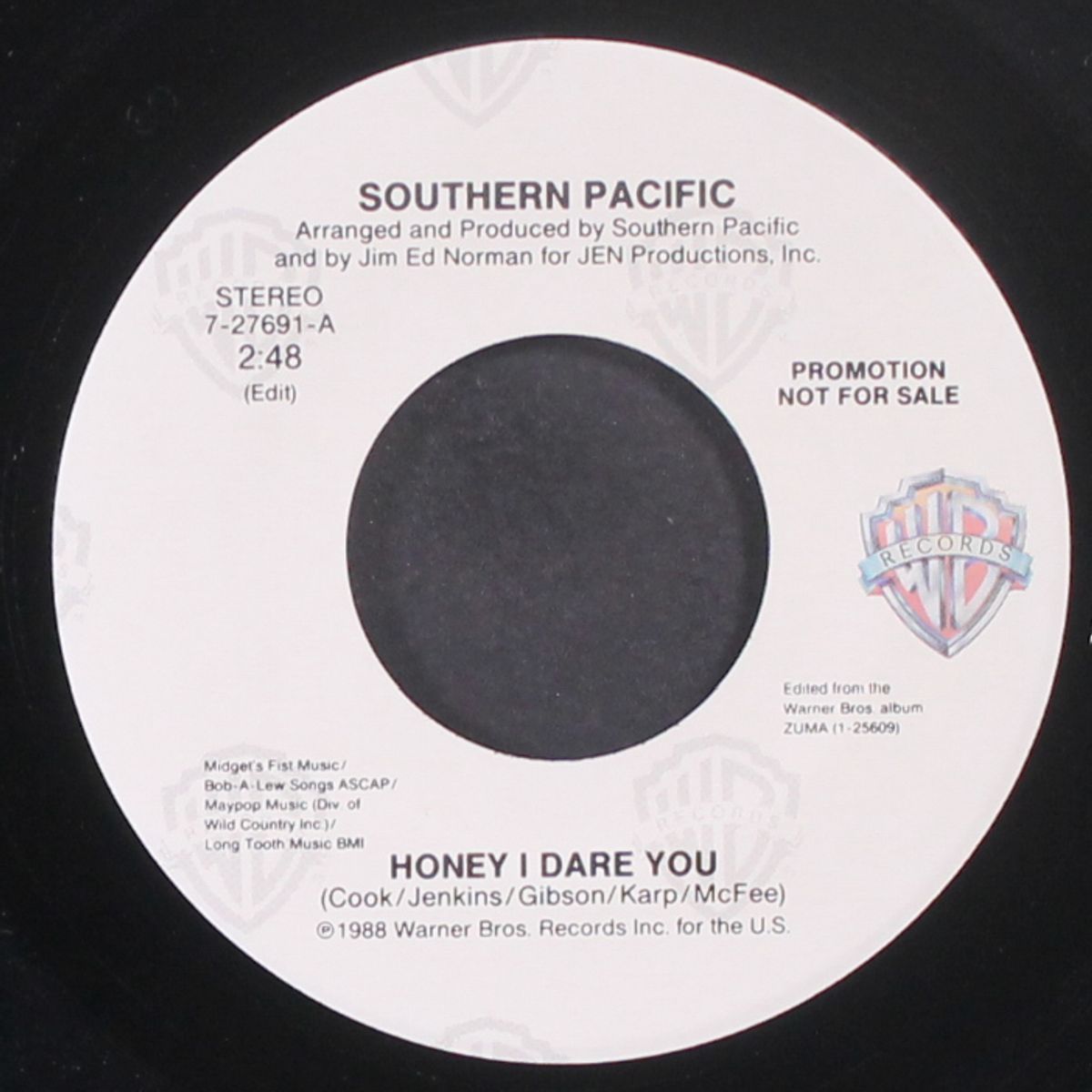 honey i dare you / same by SOUTHERN PACIFIC