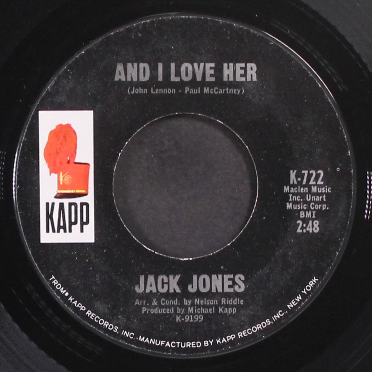 love bug / and i love her by JACK JONES