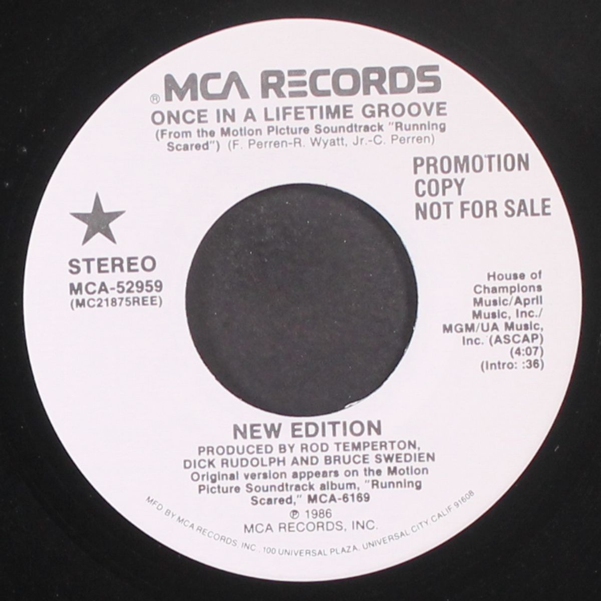once in a lifetime groove / same by NEW EDITION