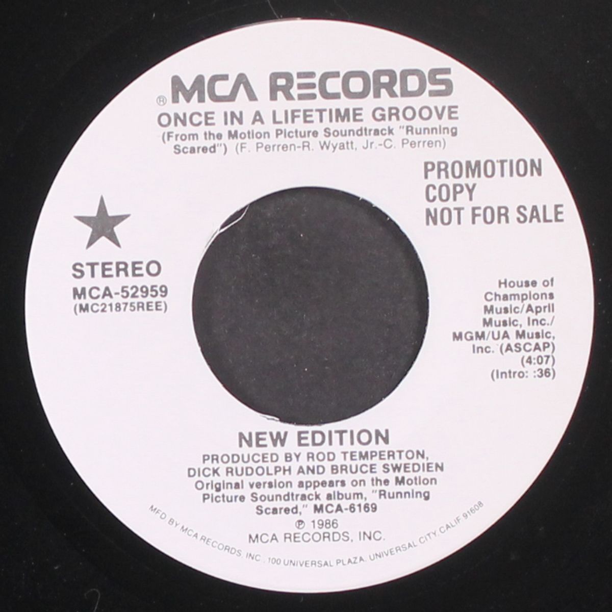 once in a lifetime groove / same by NEW EDITION