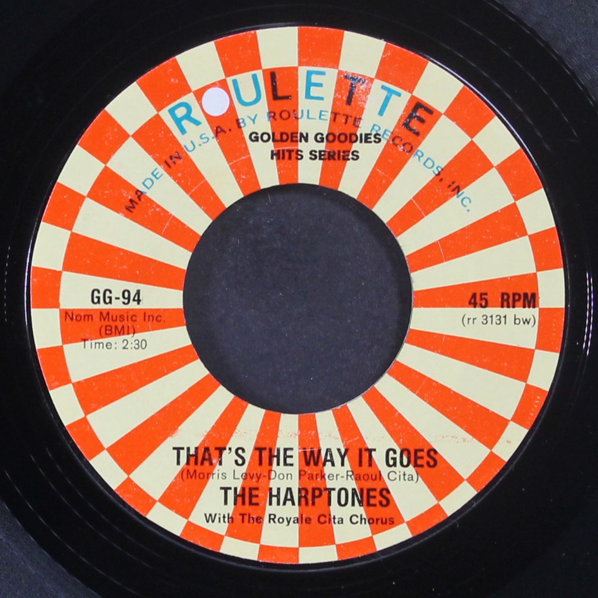 on sunday afternoon / that's the way it goes by HARPTONES