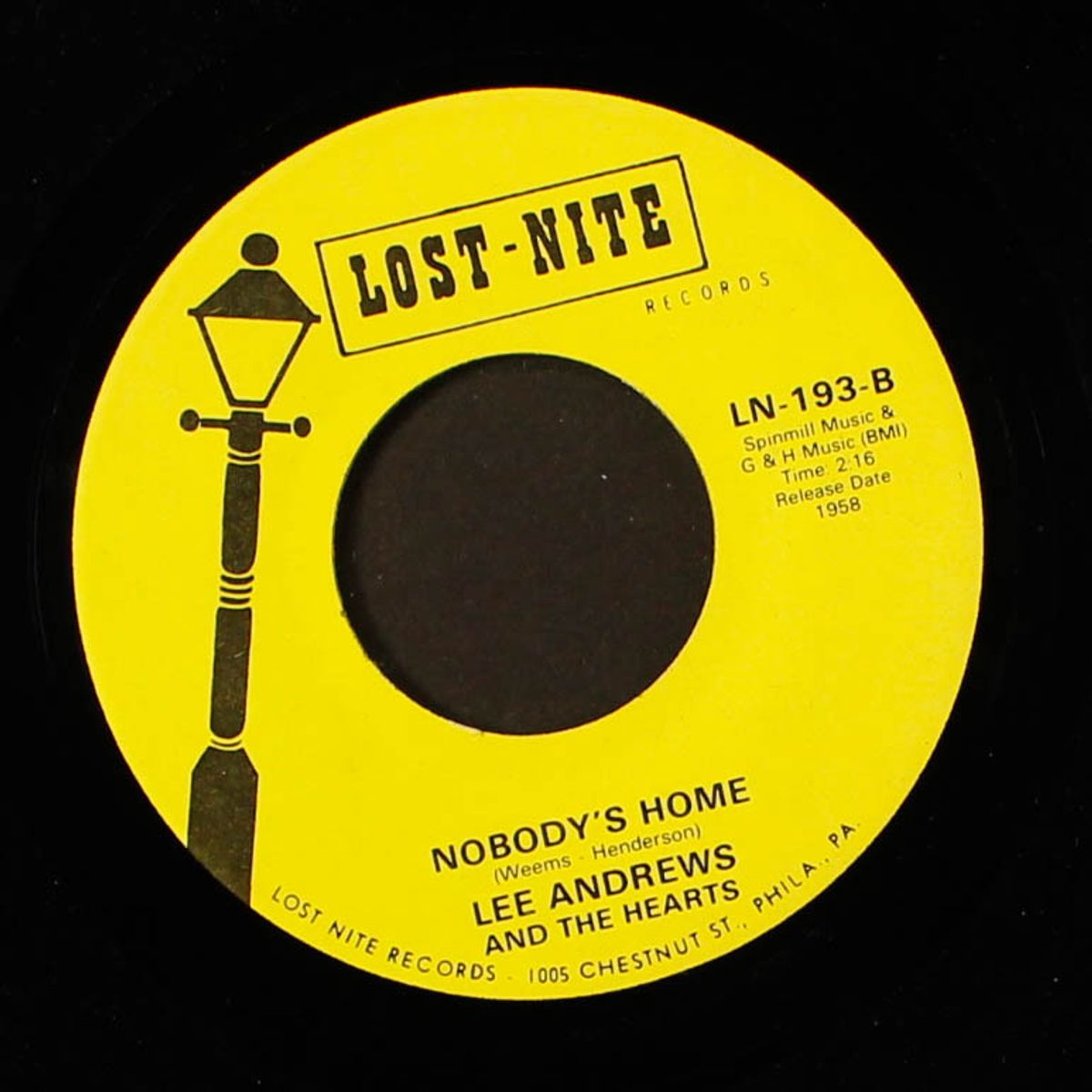 try the impossible / nobody's home by LEE ANDREWS & HEARTS