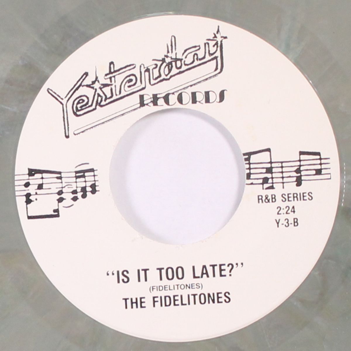 need someone to love me / is it too late? by BROWNIE MCGHEE / FIDELITONES