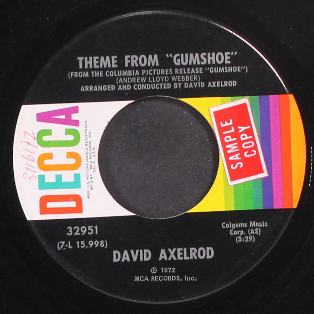 the lost lament / them from 'gumshoe' by DAVID AXELROD