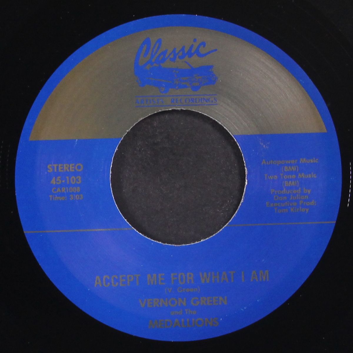 so bad / accept me for what i am by VERNON GREEN & MEDALLIONS