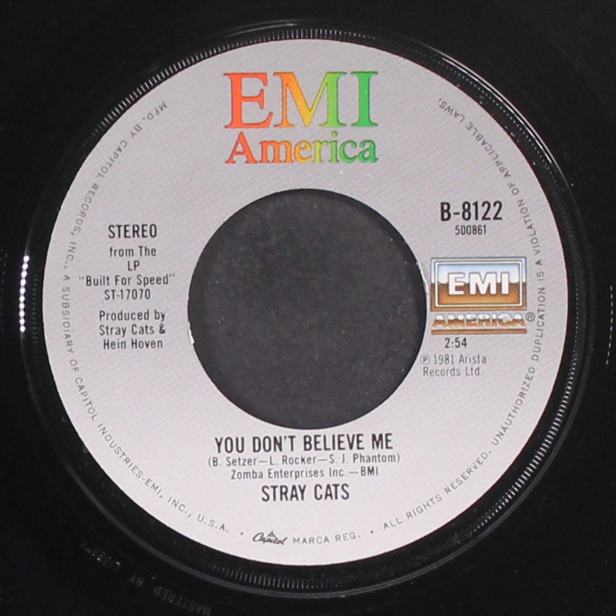 stray cat strut / you don't believe me by STRAY CATS