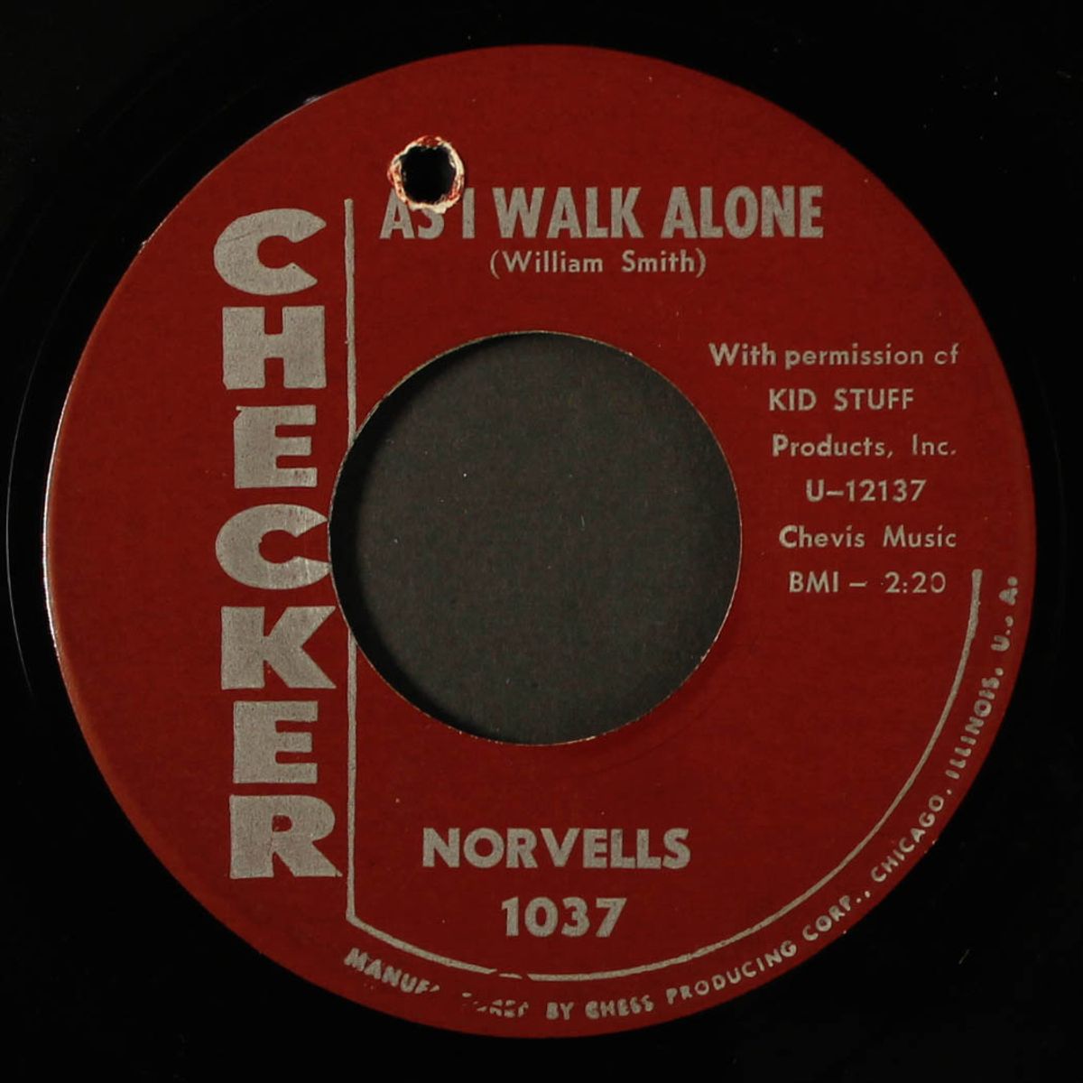 as i walk alone / greasy kid stuff by NORVELLS