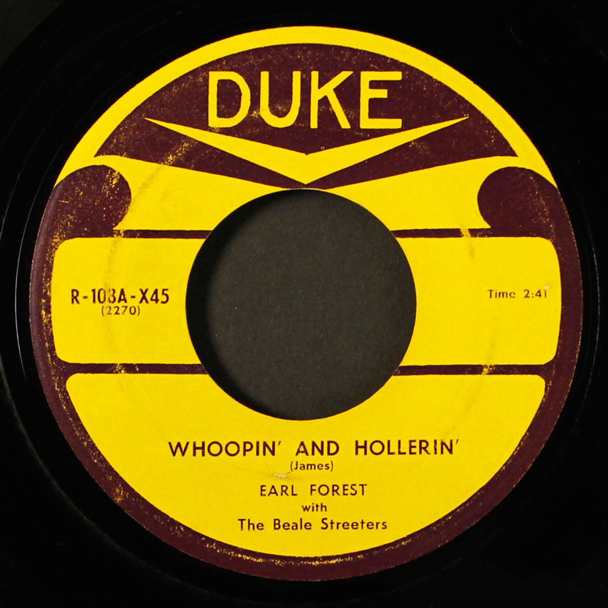 pretty bessie / whoopin' and hollerin' by EARL FOREST