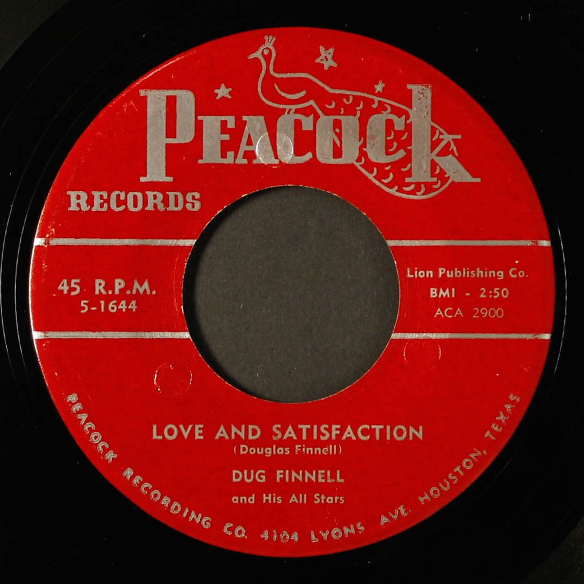 sugar man / love and satisfaction by DUG FINNELL