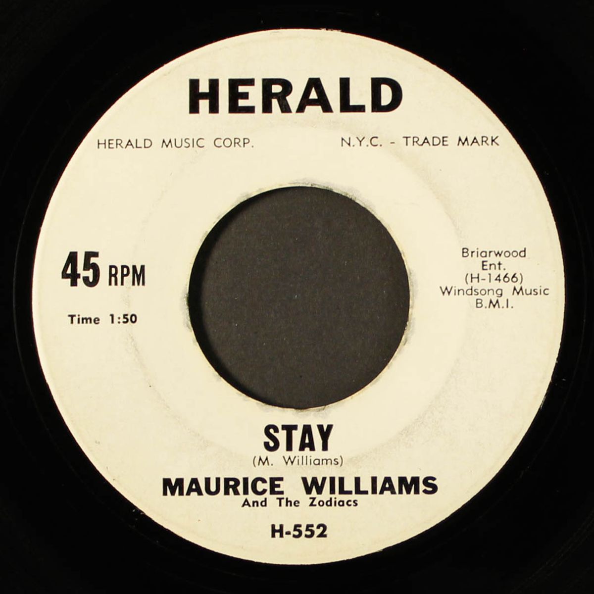 stay / do you believe by MAURICE WILLIAMS & ZODIACS