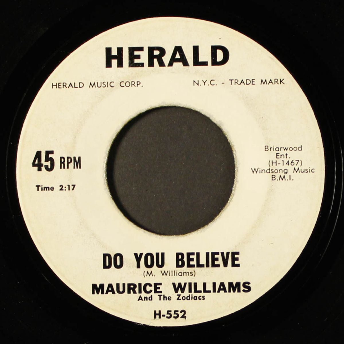 stay / do you believe by MAURICE WILLIAMS & ZODIACS