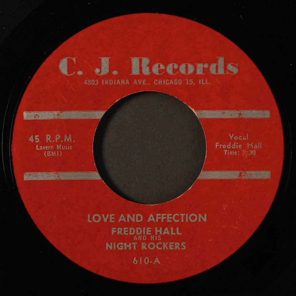 she was my first love / love and affection by FREDDIE HALL & NIGHT ROCKERS