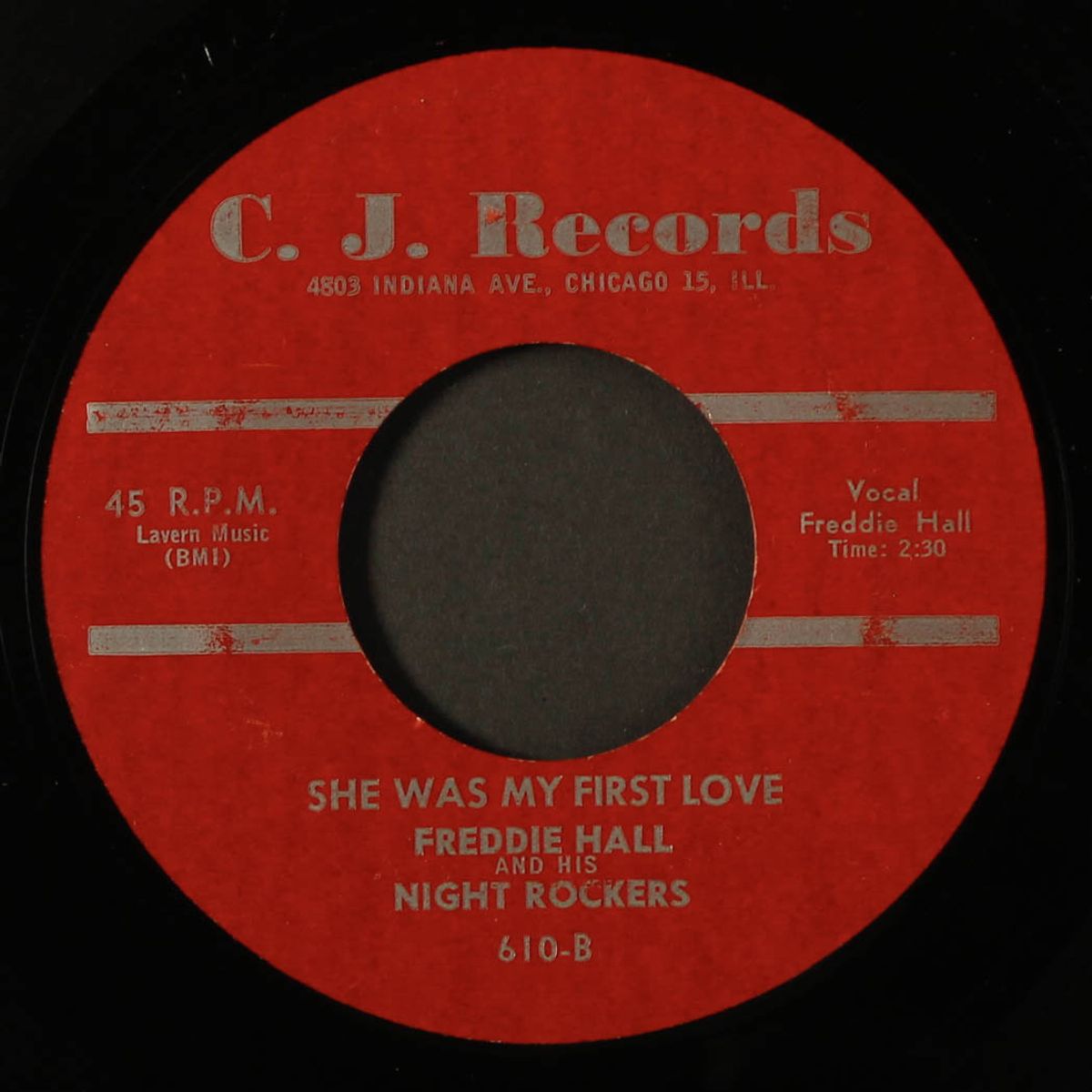 she was my first love / love and affection by FREDDIE HALL & NIGHT ROCKERS