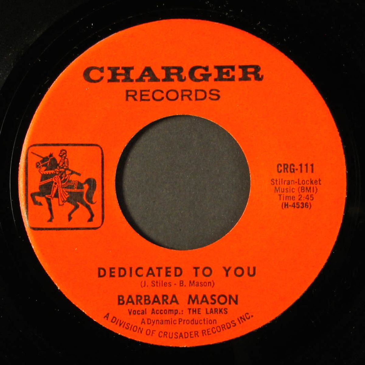 trouble child / dedicated to you by BARBARA MASON & LARKS