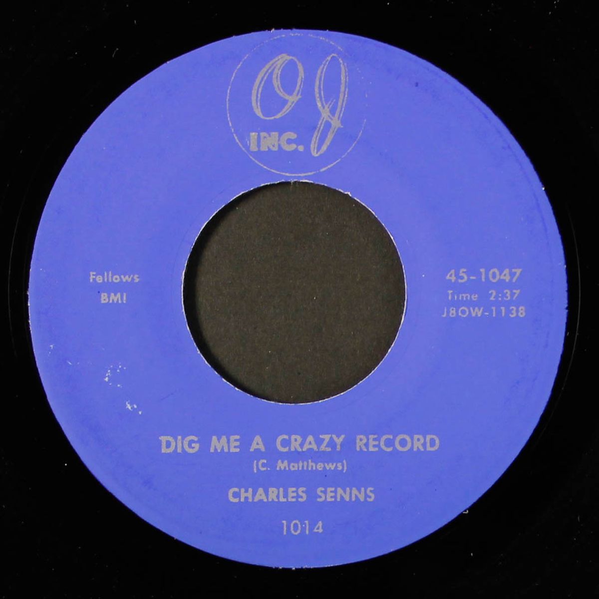 gee whiz liz / dig me a crazy record by CHARLES SENNS